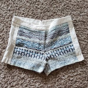 Francesca's Quinn Embroidered Shorts
